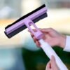 2 In 1 Glass Window Cleaner Brush Clean Scraper