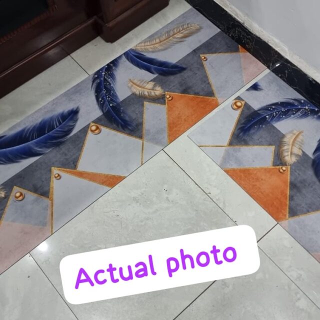 3D Non-Skid Kitchen Rugs/Mats/Carpets Waterproof, Anti Fatigue Kitchen Mats 2 pieces