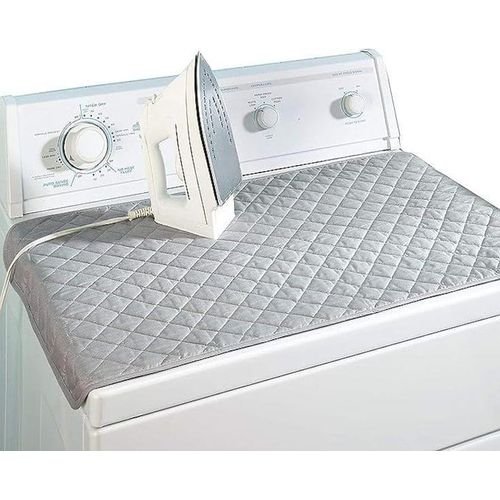Magnetic Ironing Mat Blanket / Iron Board Alternative Cover / Quilted Washer Dryer Heat Resistant Pad / Portable Cover Mat