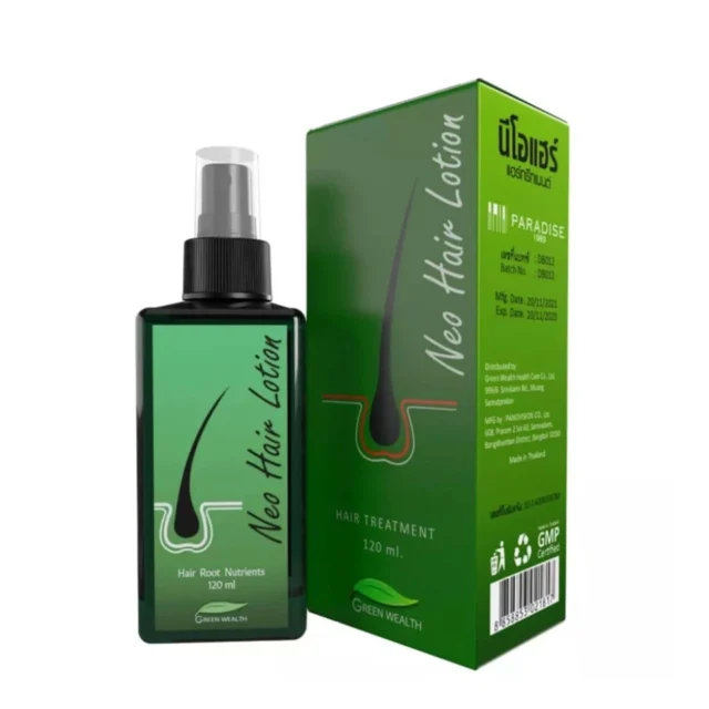 Neo Hair Lotion, 120 ml Hair Regrowth Treatment Hair Growth Strengthens Damaged Hair Loss Revitalizes Scalp Hair Care For Men & Women