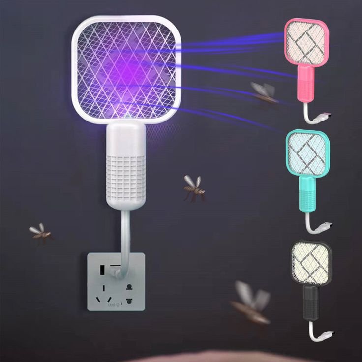 USB Mini Mosquito Swatter Mosquito Killer Portable Fly Killer Insect Killer for Pest Control Mosquito Bat for Indoor and Outdoor Use